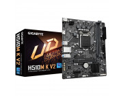 GIGABYTE H510M K V2, Socket 1200, Intel® H470 (11/10th Gen CPU), Dual 2xDDR4-3200, CPU Intel graphics, HDMI, 1xPCIe X16, 2xSATA3, RAID, 1xM.2, 1xPCIe X1, ALC887 HDA, GbE LAN, 4xUSB3.2, RGB Led, mATX